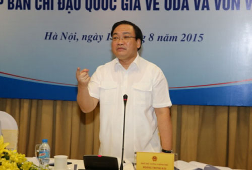 รองนายกรัฐมนตรีหว่างจุงหายชี้นำการเบิกจ่ายเงินโอดีเอ